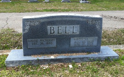 Bell, Wm Gray & Ella Louise McCreight, Odd Fellows Cem, Oktibbeha Co, MS.jpg