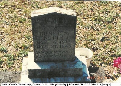 Benefield, Ronetta Jossey, Cedar Creel Bapt Cem, Conecuh Co AL.jpg