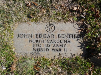 Benfield, John Edgar, Oakwood Cemetery, Iredell Co, NC.jpg