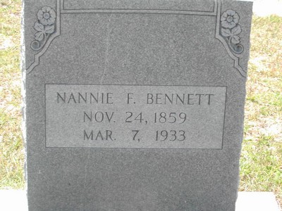 Bennett, Nannie F Hunter, Salem Cemetery, Lancaster Co, SC.jpg