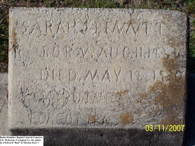 Bennett, Sarah Spears, Bethel Primitive Baptist Cem, Covington Co, AL.jpg