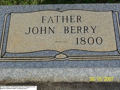 Berry, John, Kervin Cemetery, Covington Co, AL.jpg