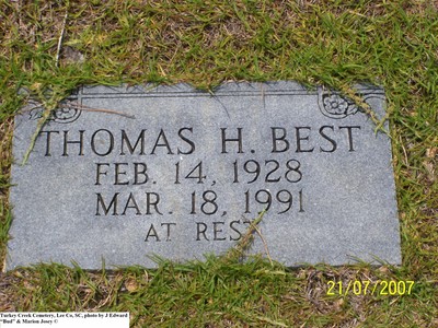 Best, Thomas H, Turkey Creek Cemetery, Lee Co, SC 108.jpg