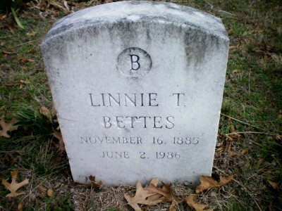 Bettes, Linnie T, Greenwood Cemetery. Dallas Co, TX.jpg