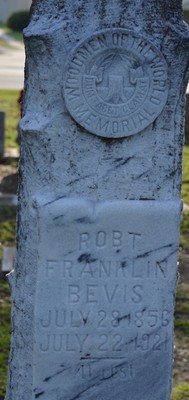 Bevis, Robert Franklin, Bascom Cemetery, Jackson Co, FL.jpg