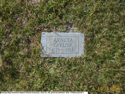 Taylor, Arneta, Pleasant Hope Cemetery, Cass Co, TX 050.jpg
