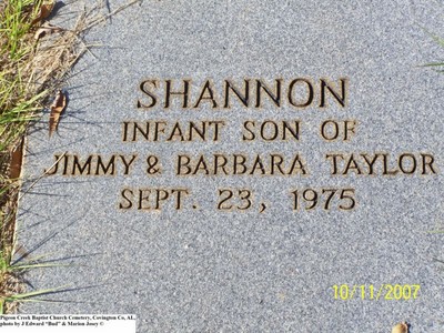 Taylor, Shannon, Pigeon Creek Baptist Cem, Covington Co, AL.jpg