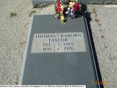 Taylor, Thomas Raborn, Davisboro City Cem, Washington Co, GA.jpg