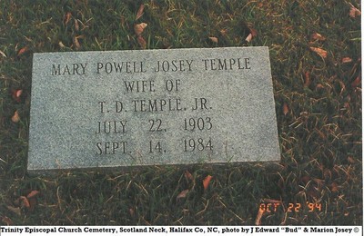 Temple, Mary Powell Josey, Trinity Cem, Halifax Co, NC.jpg