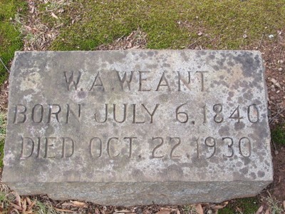Weant, William Alexander, Chestnut Hill Cem, Roewan Co, NC.jpg