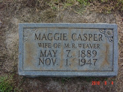 Weaver, Maggie Casper, Mount Hope Cen, Rowan Co, NC.jpg