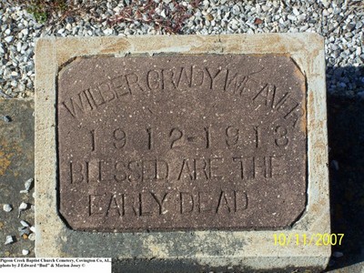 Weaver, Wilber Grady, Pigeon Creek Baptist Cem, Covington Co, AL.jpg