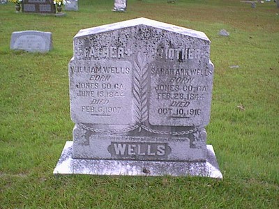 Wells, William W & Sarah Blalock, Salem Cem, Saline Co, AR.jpg