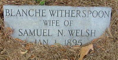 Welsh, Blanche Mae Witherspoon, Saint Luke Cem, Lee Co, SC.jpg