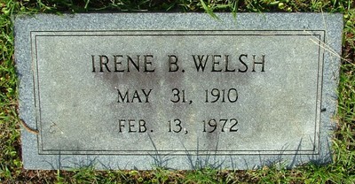 Welsh, Irene B, Zion Cem, Lee Co, SC.jpg