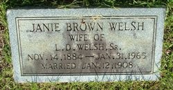 Welsh, Janie Brown, Zion Cem, Lee Co, SC.jpg