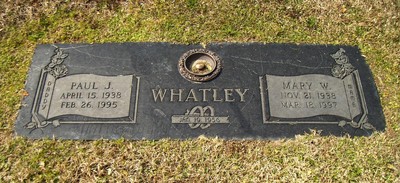 Whatley, Paul Junior & Mary Marcella Weaver, Pine Crest Cem, Mobile Co, AL.jpg