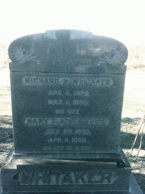 Whitaker, Richard & Mary Applewhite, McTyiere Family Cemetery, Nash Co, NC.jpg