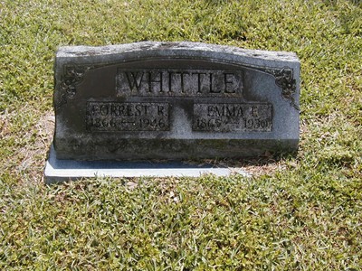 Whittle, Forrest & Emma Boan, Lakeview Cemetery, Seminole Co, FL.jpg