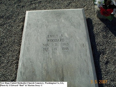 Woodard, Emily Barginnier, New Hope U M Cem, Washington Co, GA.jpg