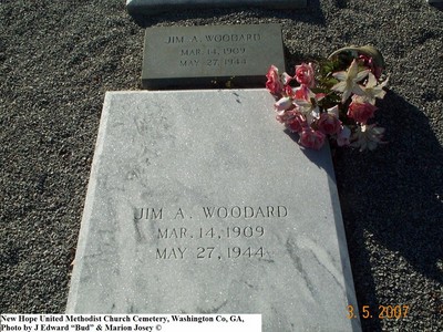 Woodard, James Allen, New Hope U M Cem, Washington Co, GA.jpg