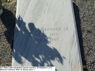 Woodard, Noah S Sr, New Hope U M Cem, Washington Co, GA.jpg