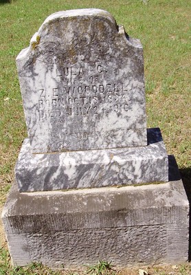 Wooddell, Lula Clementine Josey, Jarrett Cem, Cherokee Co, TX.jpg