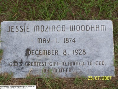 Woodham, Jesse Mozingo, Hebron U M Cem, Lee Co, SC.jpg