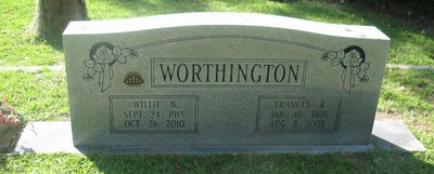 Worthington, Willie B & Frances Kain,  Oak City Cem, Decatur Co, GA.jpg