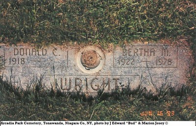 Wright, Bertha Mae Josey, Arcadia Park Cem, Tonawanda, Niagara Co, NY.jpg