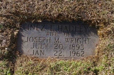 Wright, Inez Lilly Hadley, South Fork Cem, Chatham Co, NC.jpg