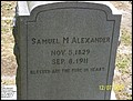Alexander, Samuel M,  Trinity Cemetery Scotland Neck, Halifax Co, NC 427.jpg