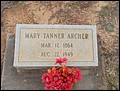 Archer, Mary Tanner, Sisters Cemetery, Washington Co, GA.jpg