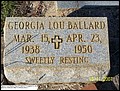 Ballard, Georgia Lou, Pigeon Creek Baptist Church Cem, Covington Co, AL.jpg