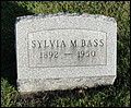 Bass, Sylvia M Smith, Bonebrake Cemetery, Fountain Co, IN.jpg