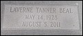 Beal, Laverne Tanner, Sisters Cemetery, Washington Co, GA.jpg