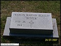 Beasley, Francis Marion, Hebron United Methodist Church Cem, Lee Co, SC.jpg