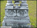Beasley, James W & Sarah J Andrews, Wesley Chapel Cem, Darlington Co, SC.jpg