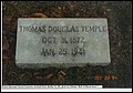 Temple, Thomas Douglas, Trinity Cemetery, Halifax Co, NC.jpg