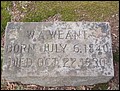 Weant, William Alexander, Chestnut Hill Cem, Roewan Co, NC.jpg