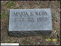 Webb, Maria E, Trinity Cem, Halifax Co, NC.jpg