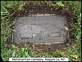 West, Janet Brown Beveridge, Memorial Park Cem, Niagara Co, NY.JPG
