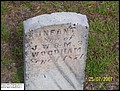 Woodham, Infant Steven M, Hebron U M Cem, Lee Co, SC.jpg