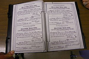 Laurens Co, GA, Marriages 1870 - 1879, P 026-027.JPG