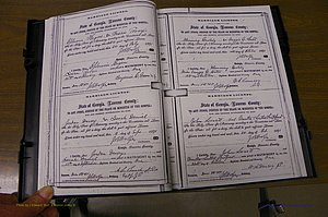 Laurens Co, GA, Marriages 1870 - 1879, P 034-035.JPG
