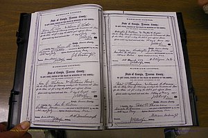 Laurens Co, GA, Marriages 1870 - 1879, P 038-039.JPG
