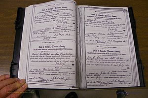 Laurens Co, GA, Marriages 1870 - 1879, P 074-075.JPG
