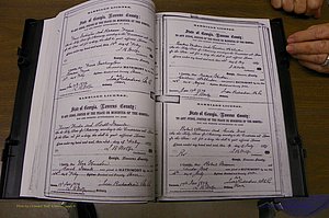 Laurens Co, GA, Marriages 1870 - 1879, P 100-101.JPG