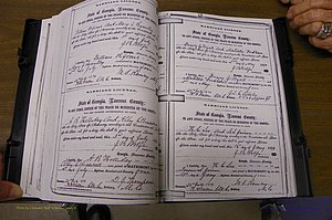 Laurens Co, GA, Marriages 1870 - 1879, P 130-131.JPG