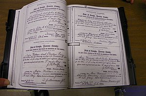 Laurens Co, GA, Marriages 1870 - 1879, P 134-135.JPG